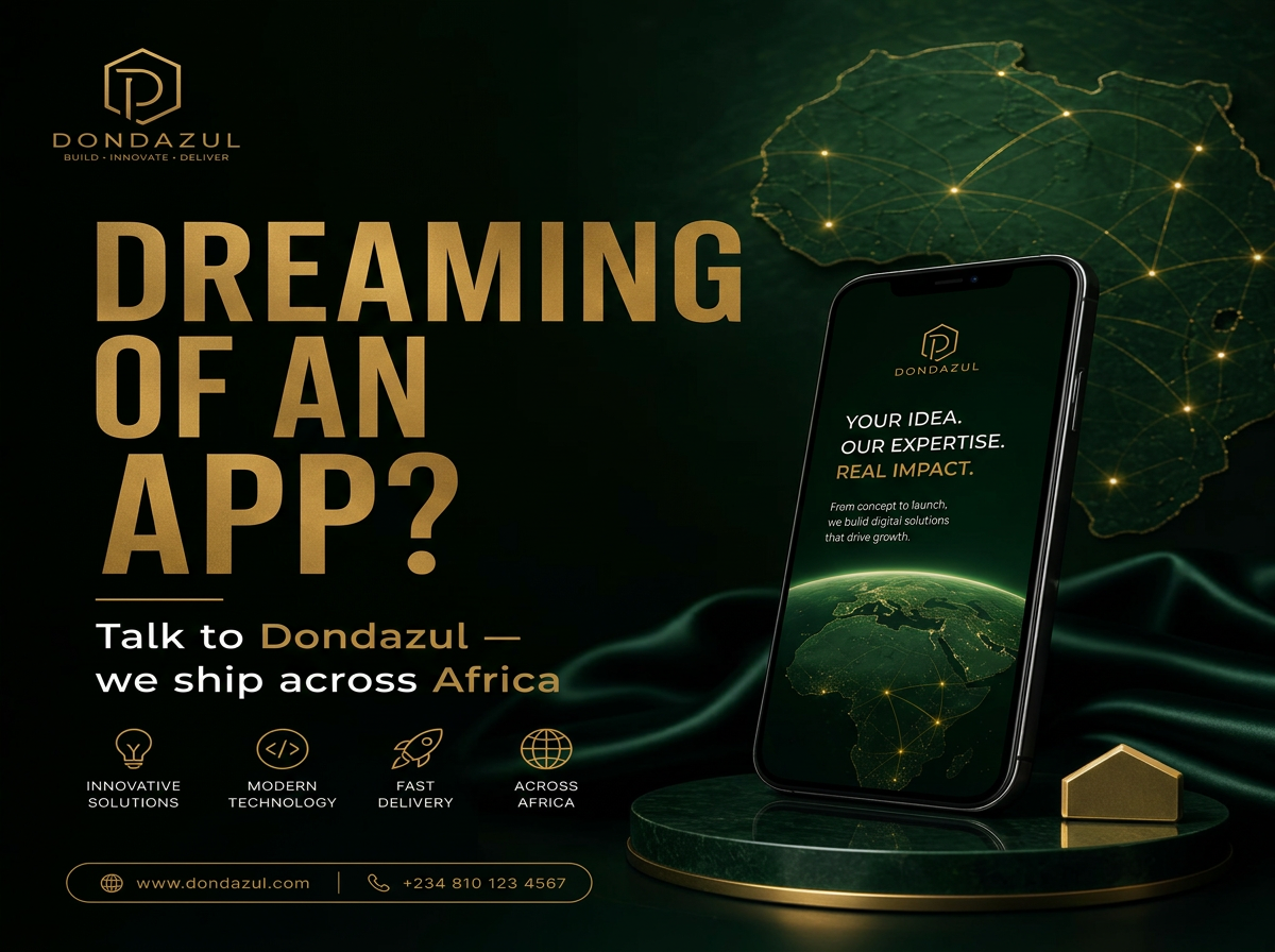 Talk to Dondazul — we ship across Africa.